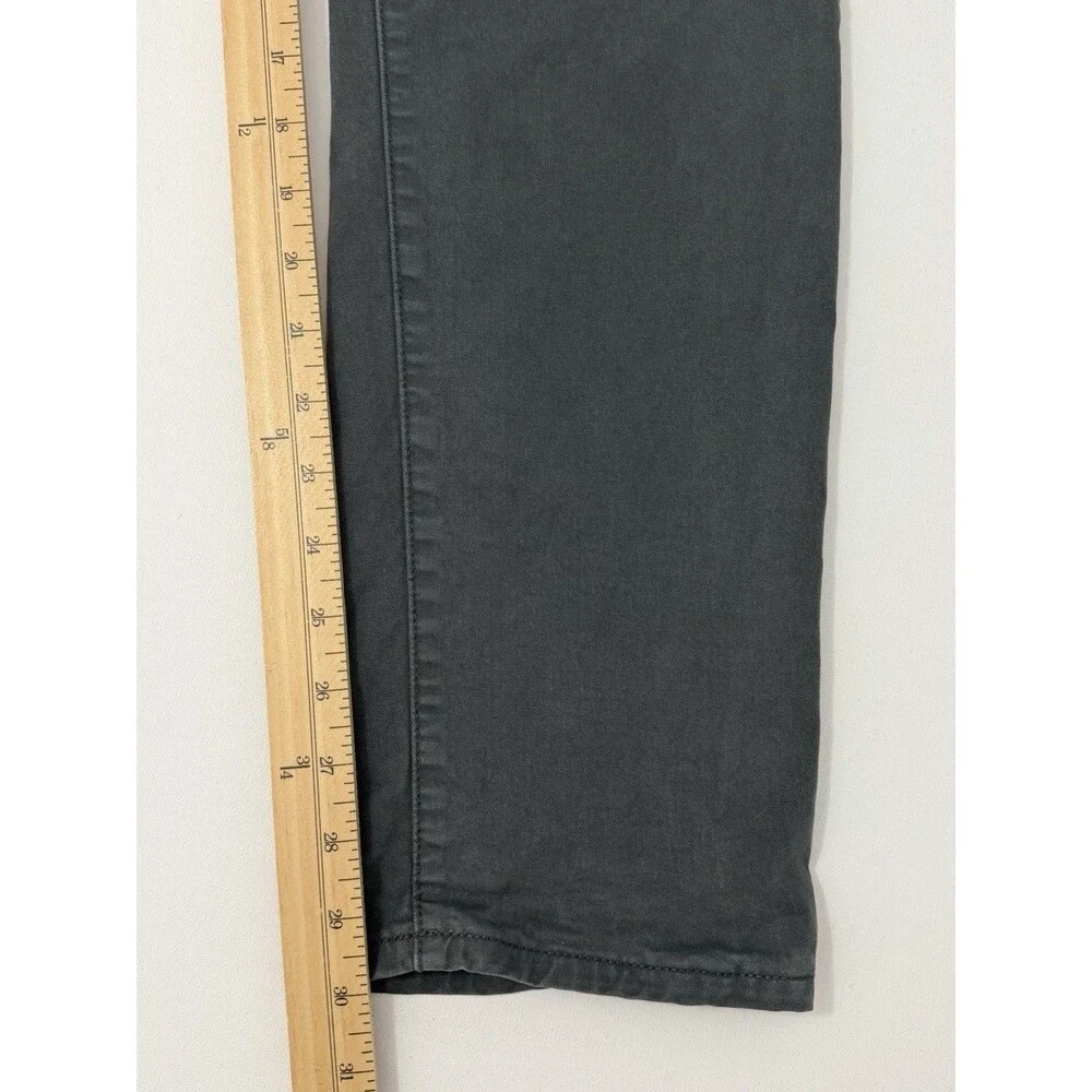Flint And Tinder Pants Mens 34x30 Gray 365 Tapered 5 Pocket Stretch Casual